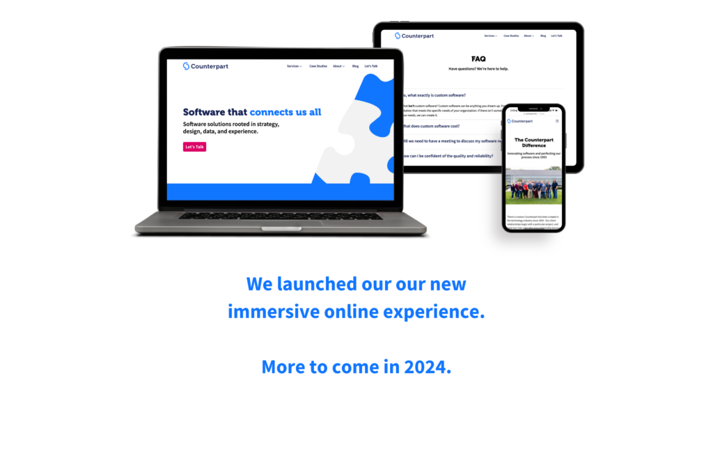 Counterpart's new site