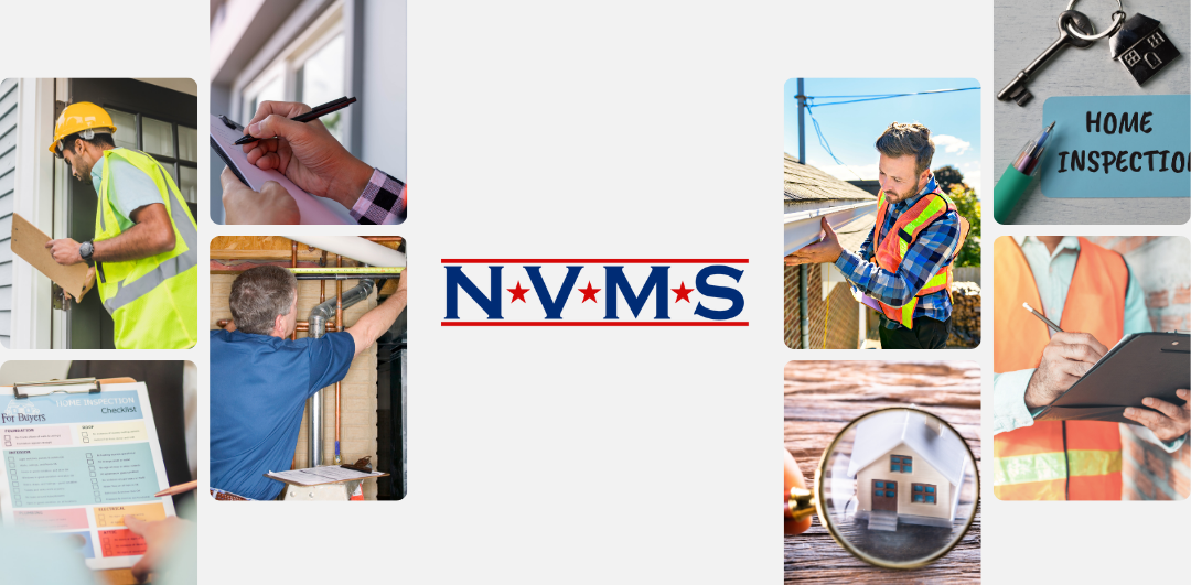 Images of contractors with NVMS logo