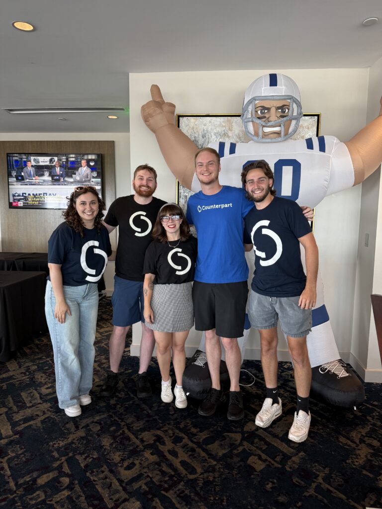 Colts trivia team from Counterpart at the Skyline Club for the Fight for Life Foundation trivia night.